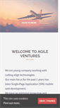 Mobile Screenshot of agile-ventures.com